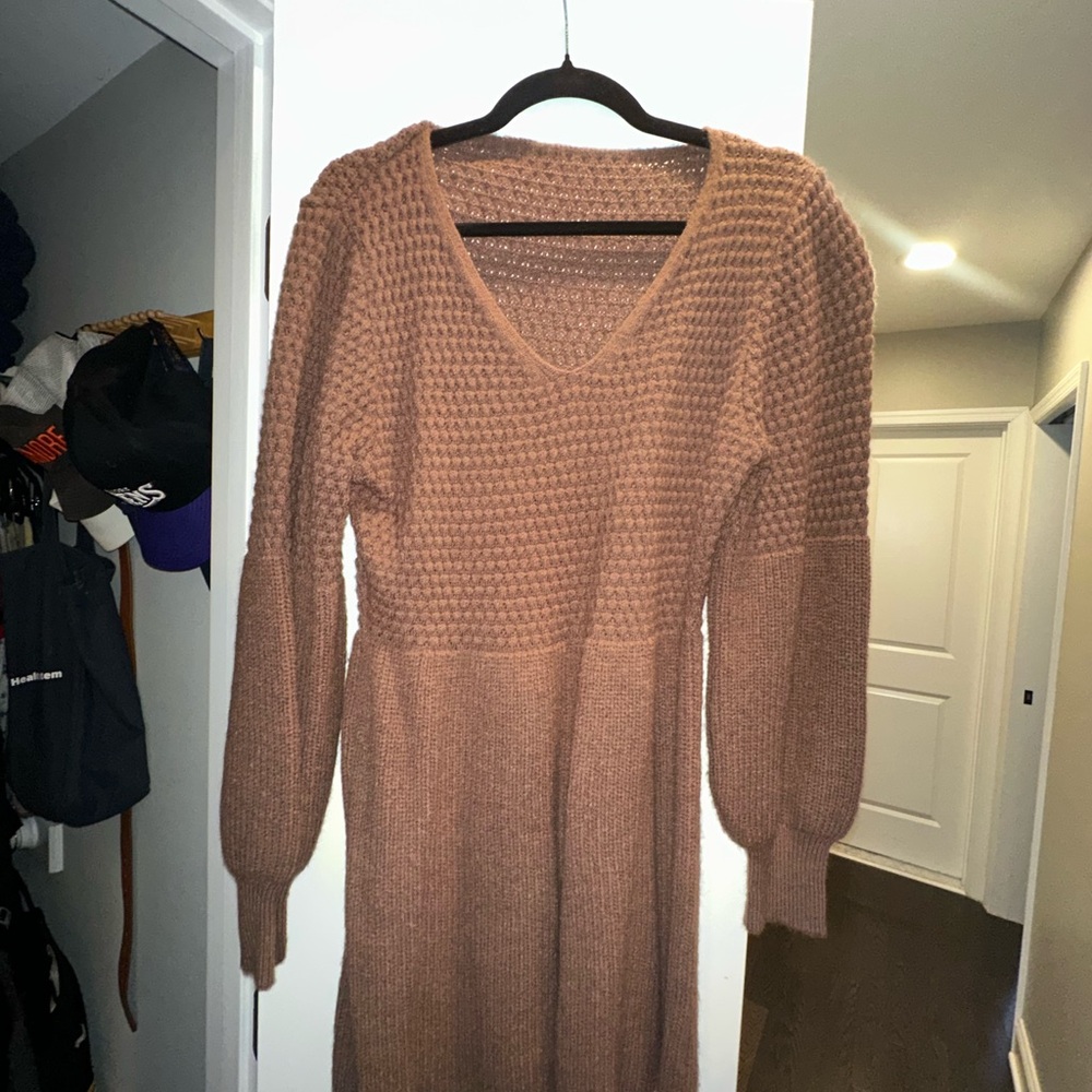 Cupshe Brown Knit Dress - Moving Sale - Everything Must Go - ACCEPTING OFFERS